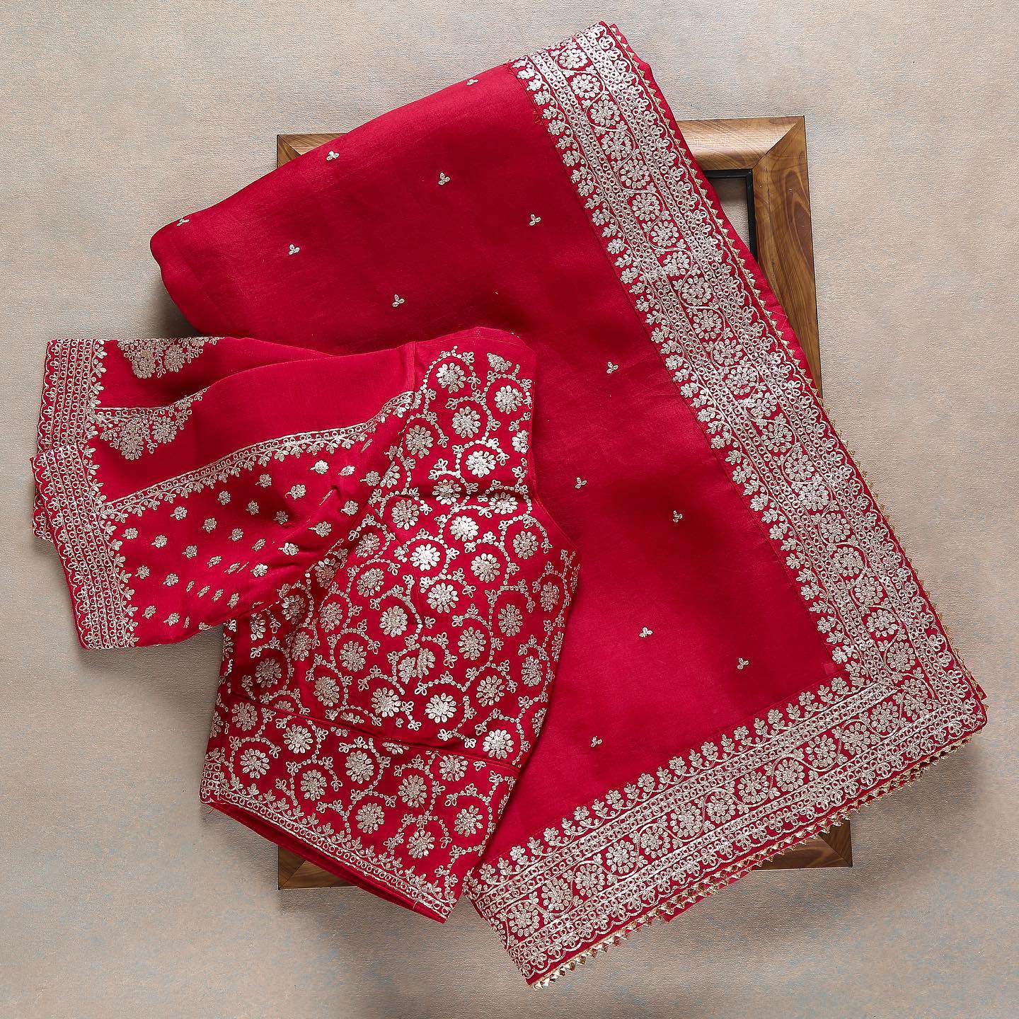 Pink Colour Rangoli Silk Sequence Embroidery Work Saree With Blouse