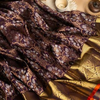 Incomparable Wine Soft Banarasi Silk Saree With Luxuriant Blouse Piece